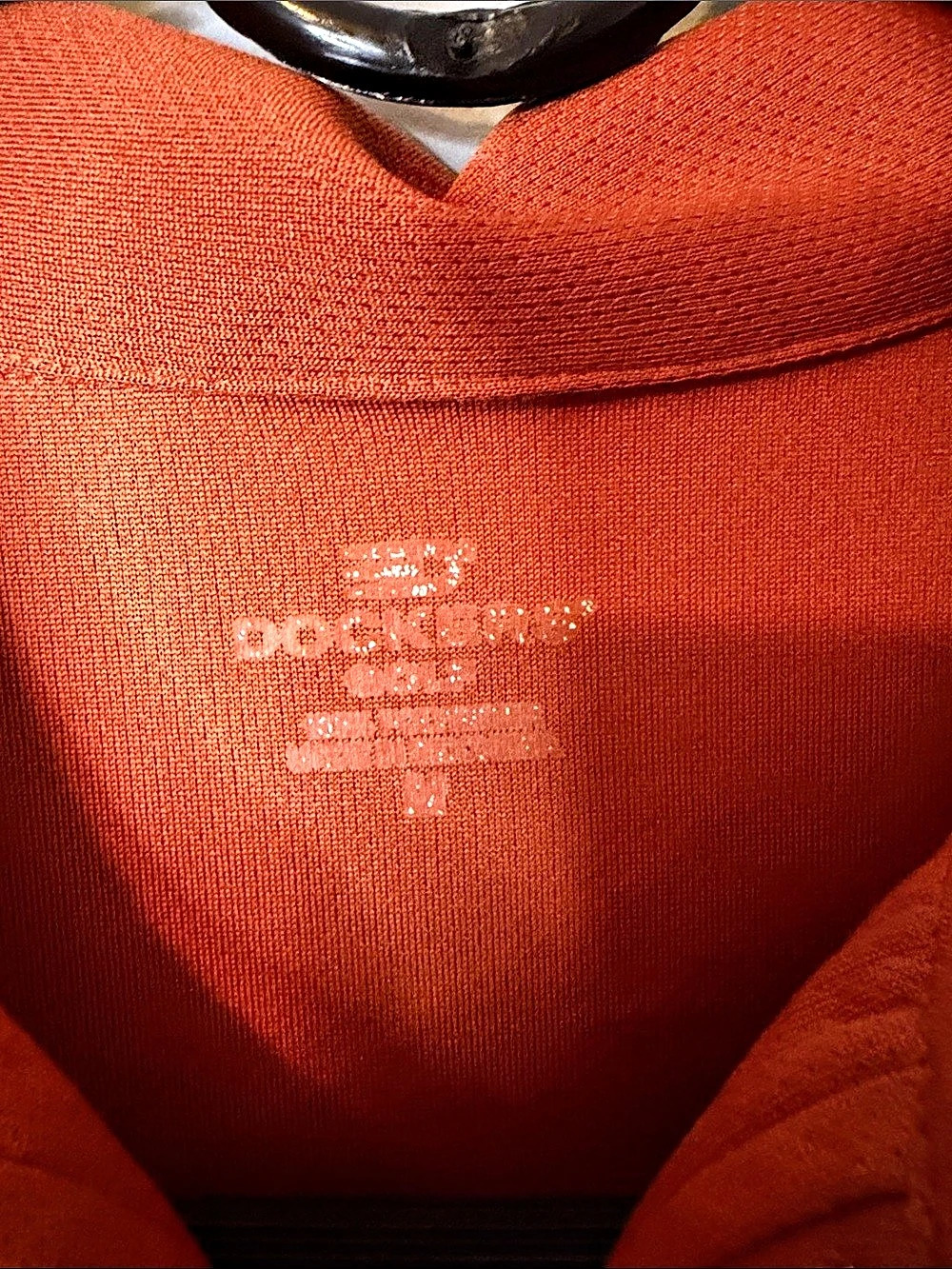Dockers Men's Orange Quarter-Zip Polo Size M - Picture 3 of 5